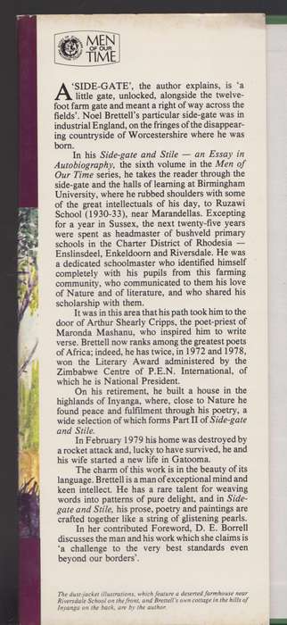 Side-gate and Stile. An Essay in Autobiography - Brettell, N. H.