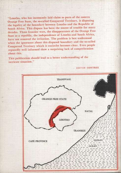 SO CALLED CONQUERED TERRITORY - ELOFF,CG