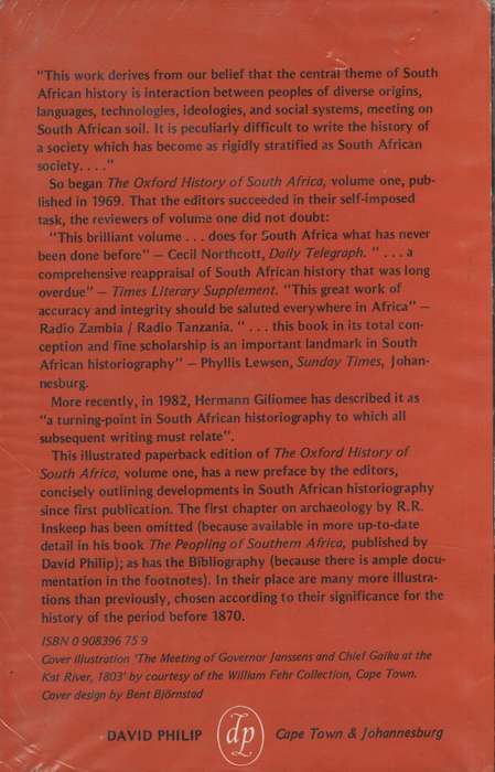 A History of South Africa to 1870 - Wilson, Monica; Thompson, Le