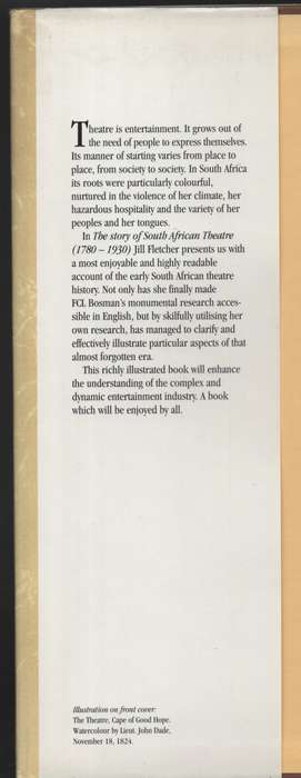 The Story of South African Theatre, 1780-1930 - Fletcher, Jill - 9780947461287