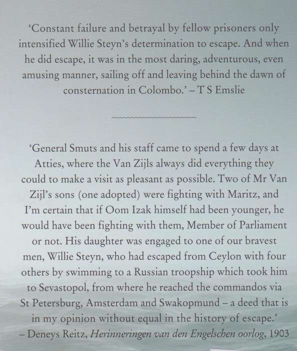 The Great Boer Escape - Steyn, Willie