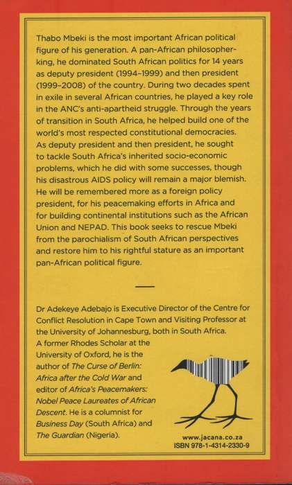 Thabo Mbeki: A Jacana Pocket Biography - Adebajo, Adekeye
