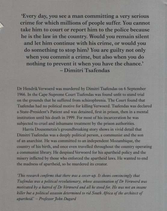 The Man Who Killed Apartheid: The Life of Dimitri Tsafendas - Dousemetzis, Harris