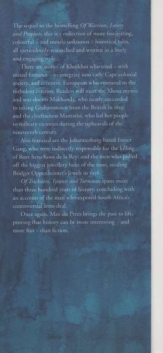 Of Tricksters, Tyrants and Turncoats: More Unusual Stories from Sout - Du Preez, Max