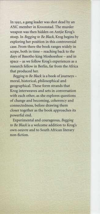 Begging to be black - KROG,A