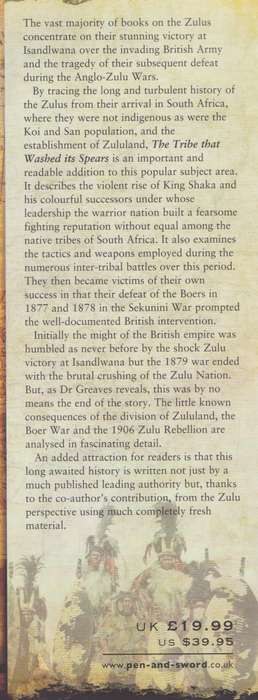 The Tribe that Washed Its Spears: The Zulus at War - Greaves, Adrian; Mkhize, Xol