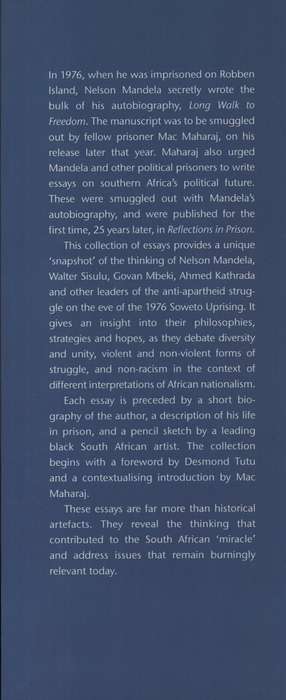 Reflections in Prison - Maharaj, Mac (ed)