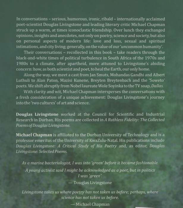 Green in Black-and-White Times: Conversations with Douglas Livingsto - Chapman, Michael