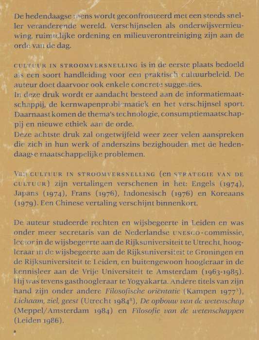 Cultuur in Stroomversnelling - Van Peursen, C. A. - 9789039106860