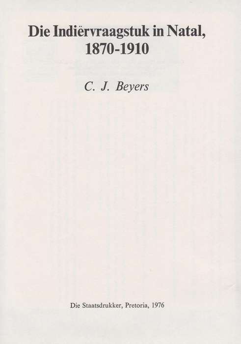 Argief-Jaarboek vir Suid-Afrikaanse Geskiedenis 1971 Deel 2 / Archiv - Beyers, C. J.; Gericke, F. W