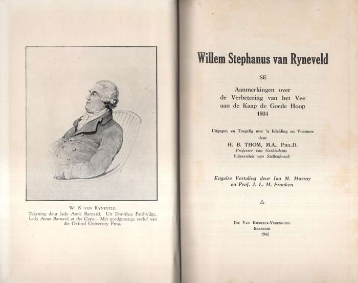 Willem Stephanus van Ryneveld se Aanmerkining over de Verbetering va - Thom, H. B. (ed); Murray, Ia