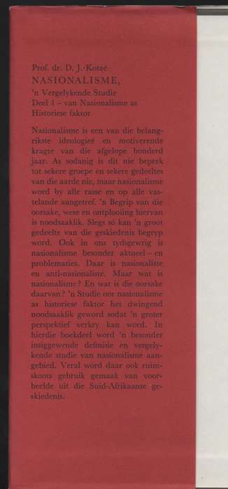 Nasionalisme en Kommunisme. Deel Drie van Nasionalisme as Historiese - KotzÃ©, D. J.