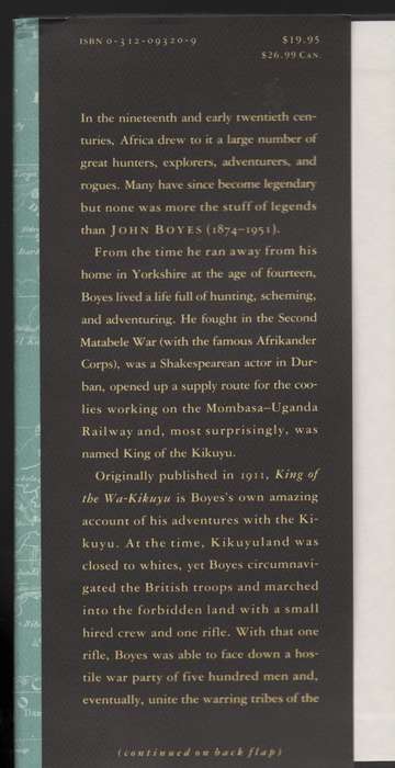 King of the Wa-Kikuyu: A True Story of Travel in Africa. Volume 2 - Boyes, John