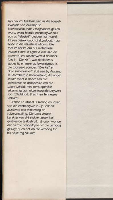 By Felix en Madame en Ander Eenbedrywe - Aucamp, Hennie