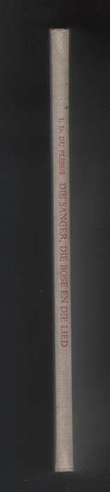 SANGER DIE BOSE EN DIE LIED - DUPLESSIS,I