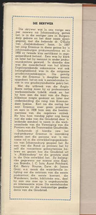 Die Rand en Sy Goud - Erasmus, J. L. P. - HTFX2516
