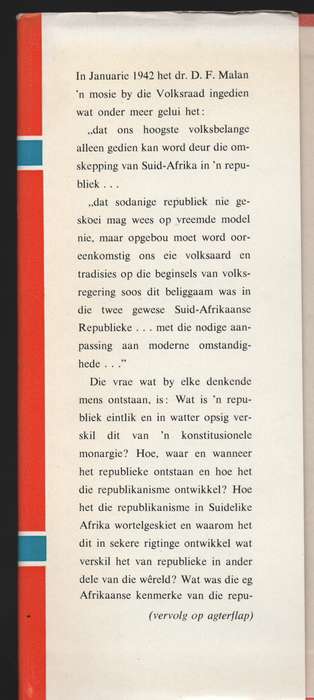 Republieke en Republikeine - Van Schoor, M. C. E.; Van Ro - HTFX2635