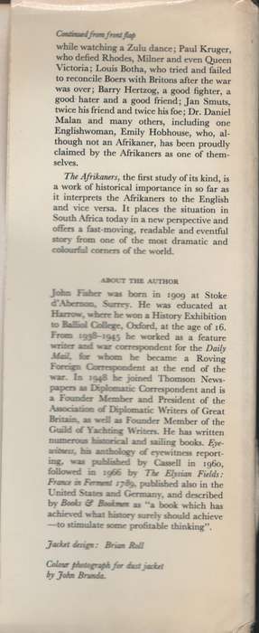 The Afrikaners - Fisher, John