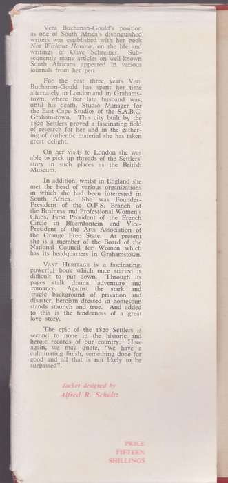 Vast Heritage - Buchanan-Gould, Vera