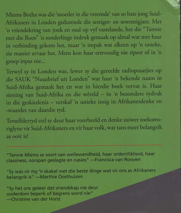 Nuusbriewe Uit Londen - Botha, Miems