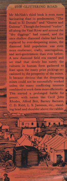 The Glittering Road: Kimberley 1874-1876 - McNish, J. T.