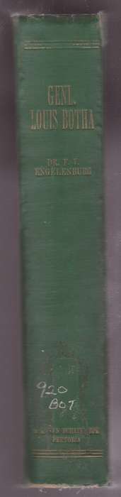 Genl. Louis Botha - Engelenburg, F. V.