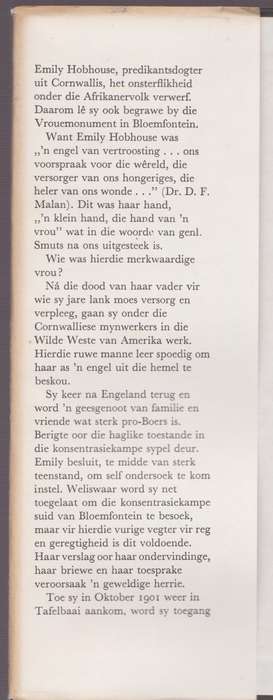 Heldin Uit die Vreemde: Die Verhaal van Emily Hobhouse - Van Reenen, Rykie