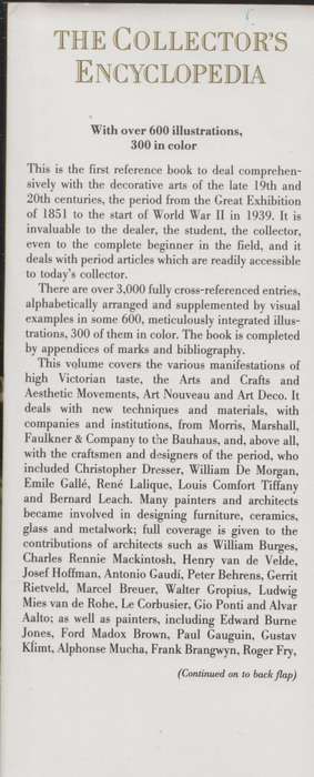 The Collector's Encyclopedia, Victoriana to Art Deco - STRONG,R