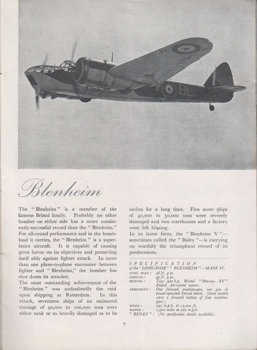These Names Make Victories. British Aircraft: Their Achievement in B - Anon