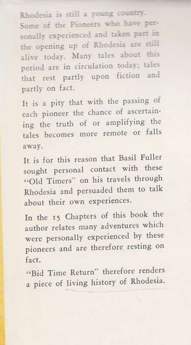 Bid Time Return - Fuller,Basil