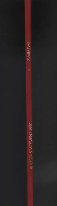 Economic Policy Statement: Macro-economic Adjustment and Trade Liber - Chidzero, B. T. G.