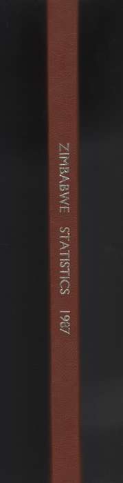 Statistical Yearbook 1987. Zimbabwe - Mandishona,  G. M.