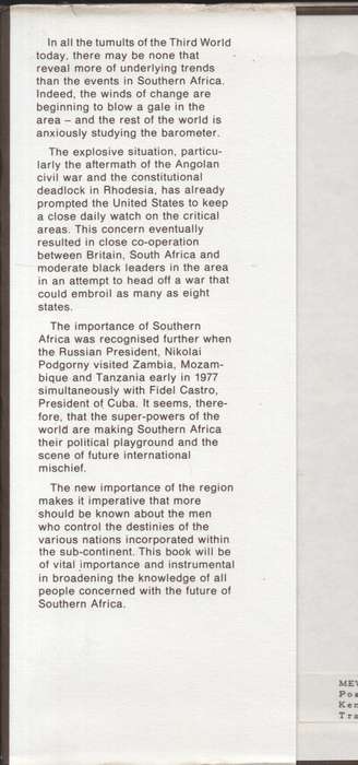 The Tangled Web: Leadership and Change in Souther Africa - Van Rensburg, A. P. J.