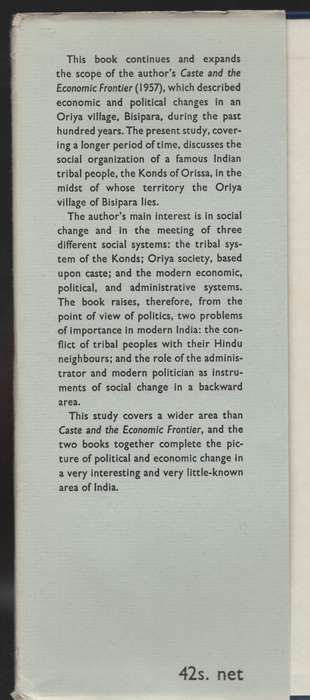 Tribe, Cast, and Nation: A Study of Political Activity and Political - Bailey, F. G.