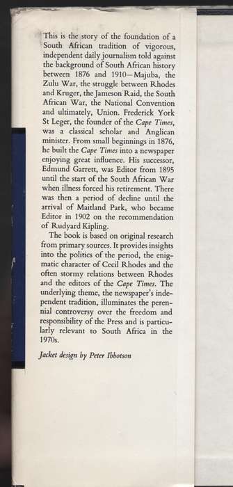 Some Beginnings: The Cape Times, 1876-1910 - Shaw, Gerald