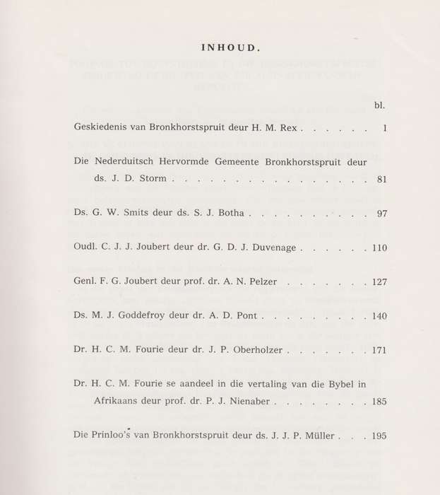 Nederduitsch Hervormde Gemeente Bronkhorstspruit 1869-1969 - MÃ¼ller, J. J. P. - HTFX68385