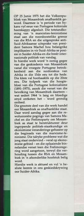 Die Geskiedenis van Mosambiek. Afrikareeks No. 1 - Van Aswegen, H. J.; Verhoef,