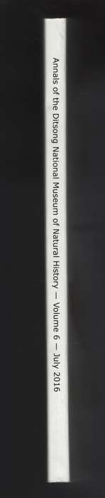 Annals of the Ditsong National Museum of Natural History, Volume 6,  - Kruger, M. (ed)