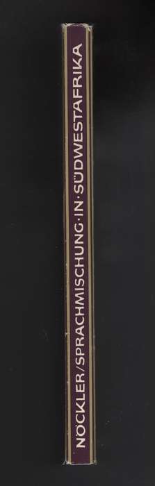 Sprachmischung in SÃ¼dwestafrika - Cockler, Herbert C.