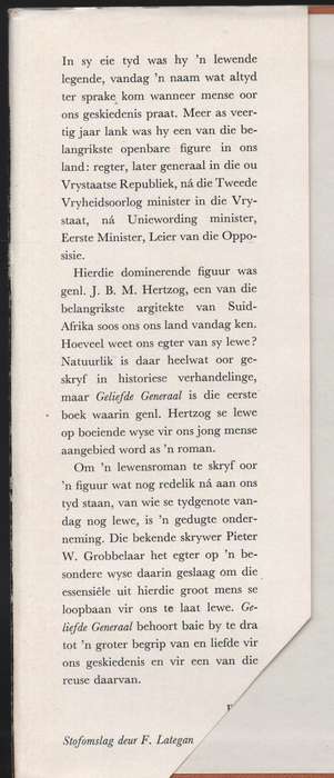 Geliefde Generaal - Grobbelaar, Pieter W.