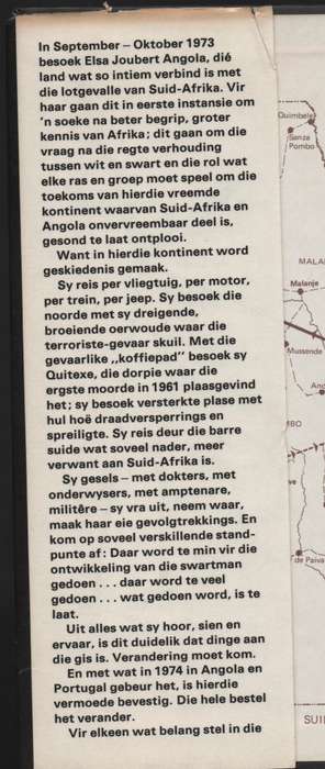Die Nuwe Afrikaan: 'n Reis Deur Angola - Joubert, Elsa