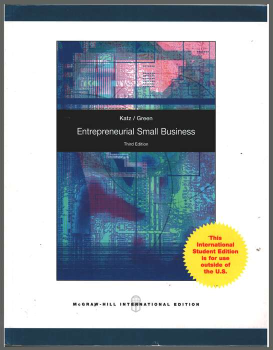 Entrepreneurial Small Business - Jerome A. Katz
