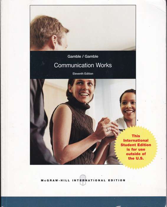 COMMUNICATION WORKS SECONDHAND - GAMBLE