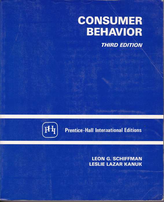 CONSUMER BEHAVIOR SECONDHAND - SCHIFFMAN,LG