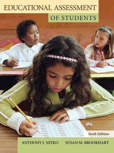 Educational Assessment of Students - Anthony J. Nitko - 9780132458634