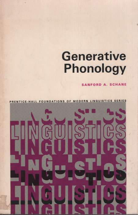 Generative Phonology. Second-hand SECONDHAND - Sanford A Schane