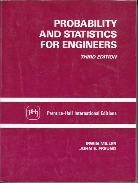 PROBABILITY & STATS FOR ENGINEERS SECONDHAND - MILLER,I