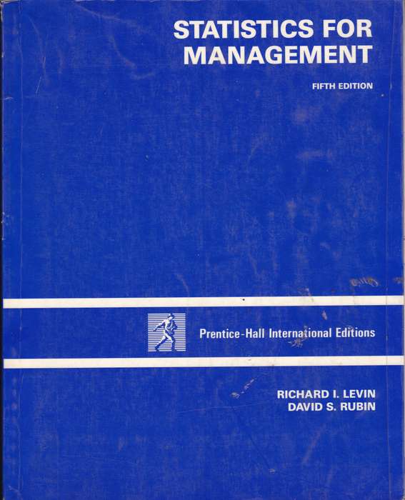 STATISTICS FOR MANAGEMENT SECONDHAND - LEVIN,RI
