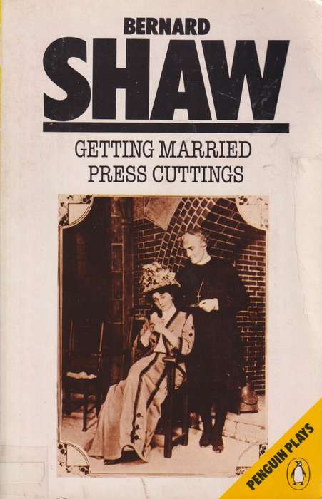 GETTING MARRIED PRESS CUTTING SECONDHAND - SHAW,B