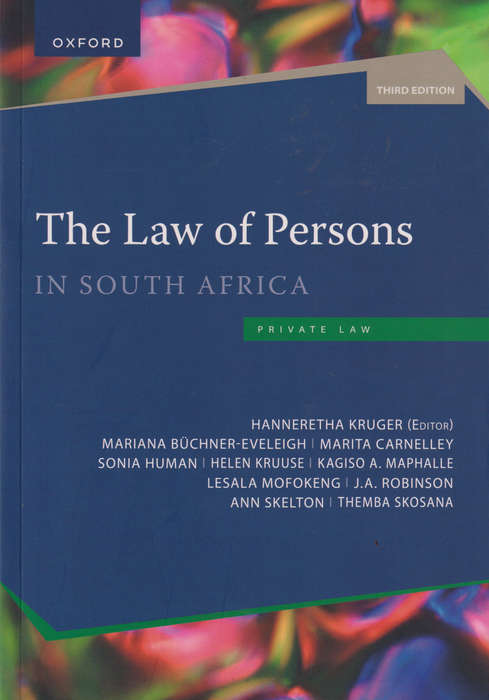LAW OF PERSONS IN SA 3ED - KRUGER